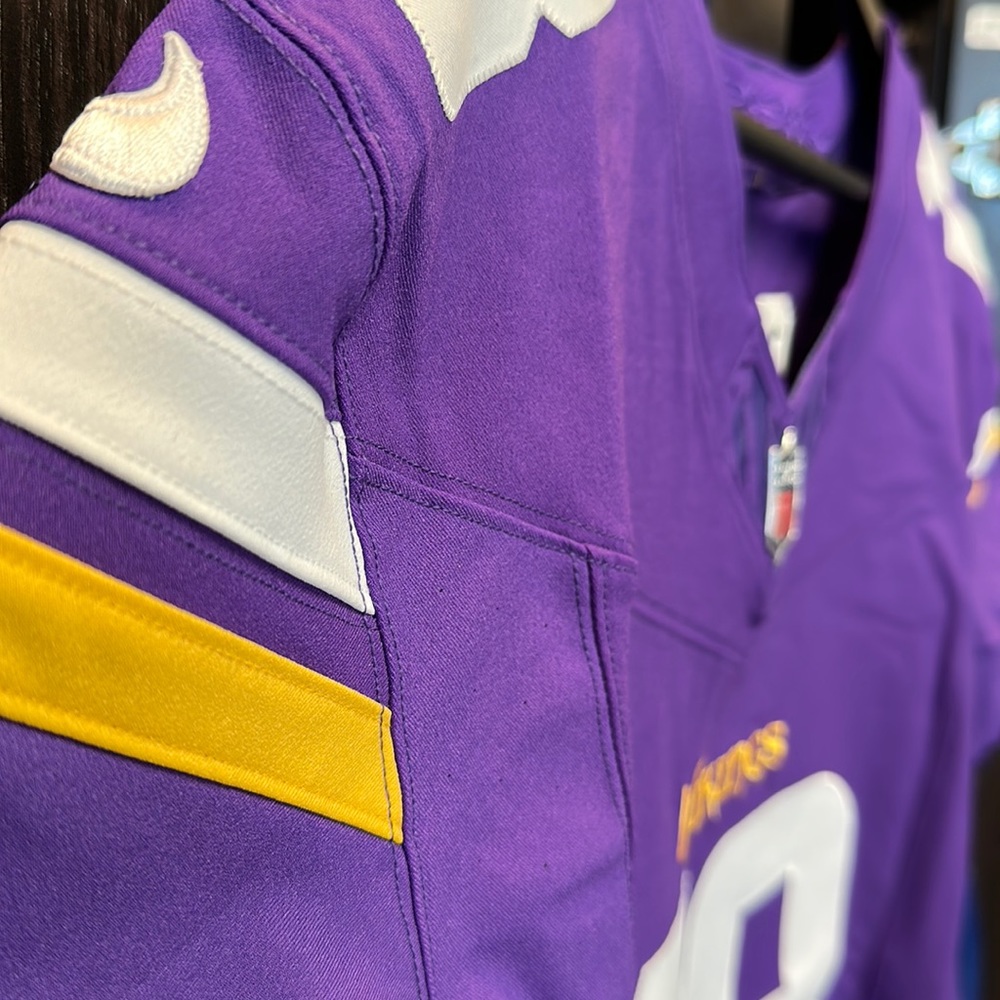 Justin Jefferson Minnesota Vikings Nike Vapor F.U.S.E. Elite Athentic NFL Jersey - Picture 4 of 9